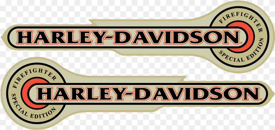 Harley Davidson Firefighter Special Edition Tank Emblems Logo Vettoriale Harley Davidson, Badge, Symbol, Text, Dynamite Free Transparent Png