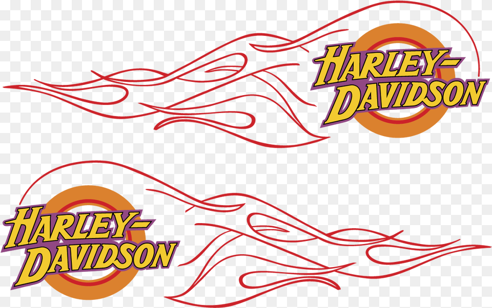 Harley Davidson Flame Tank Emblems Logo Vector Decal Old School Flames Vector, Light Free Transparent Png