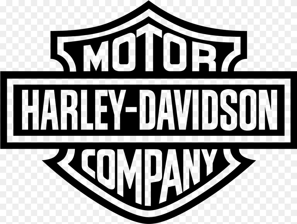 Harley Davidson Logo, Gray Png Image