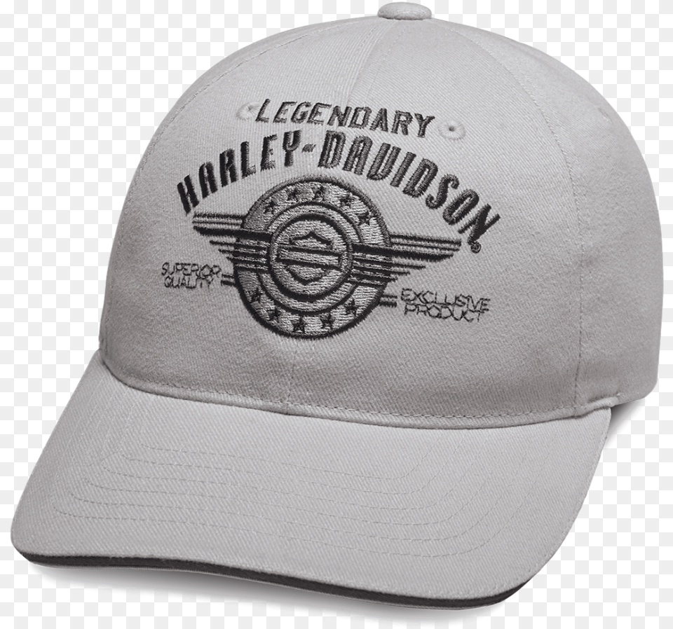 Harley Davidson Logo Black And White, Baseball Cap, Cap, Clothing, Hat Png Image