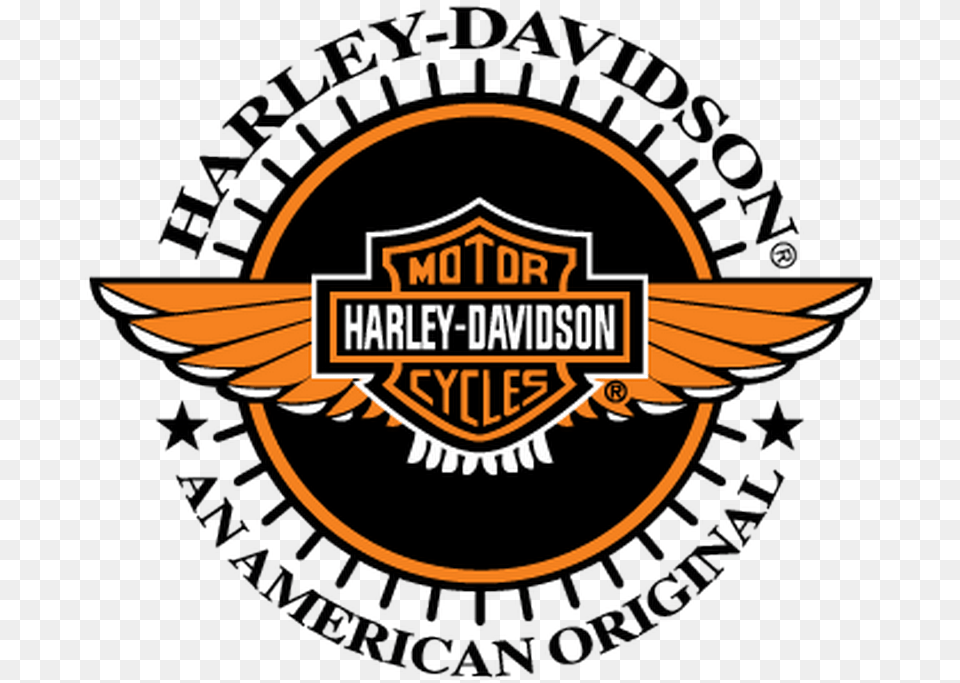 Harley Davidson Logo Harley Davidson, Emblem, Symbol, Badge, Person Free Png