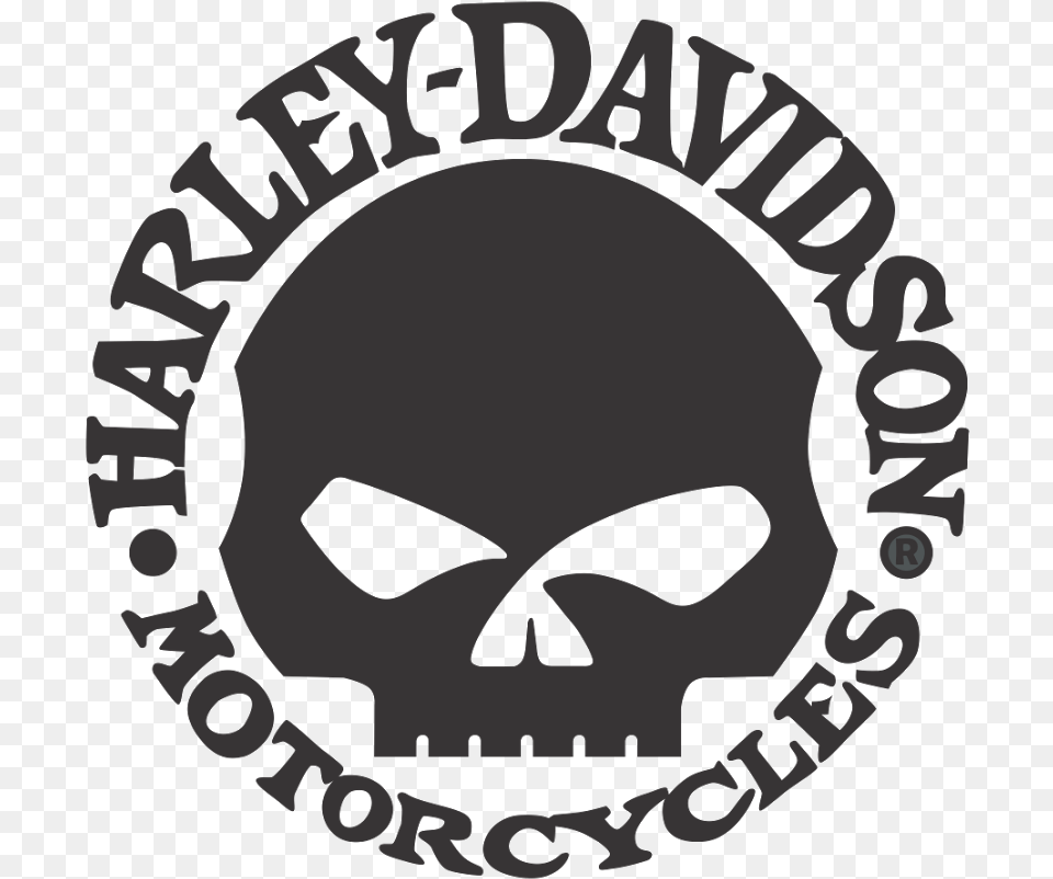 Harley Davidson Logo Skull Vector, Emblem, Symbol Free Transparent Png
