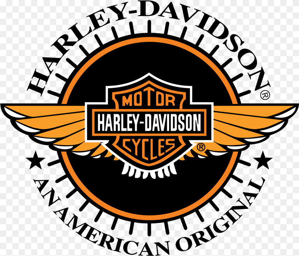 Harley Davidson Logo Vector Harley Davidson, Emblem, Symbol, Badge, Animal Free Png Download