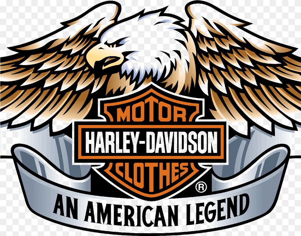 Harley Davidson Logo Wallpapers 4876x2400 Motor Harley Davidson Clothes, Emblem, Symbol, Animal, Bird Png Image