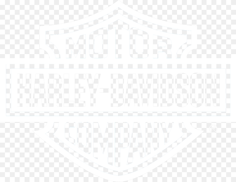 Harley Davidson Logo White Sketch, Scoreboard, Symbol, Text Free Png