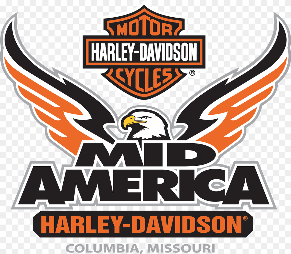 Harley Davidson Logos Mid America Harley Davidson, Advertisement, Logo, Poster, Emblem Free Png