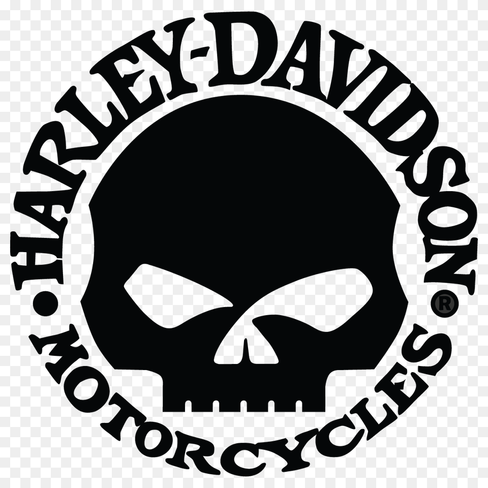 Harley Davidson Motor Cycles Skull Logo Vector Vector, Blackboard Free Transparent Png