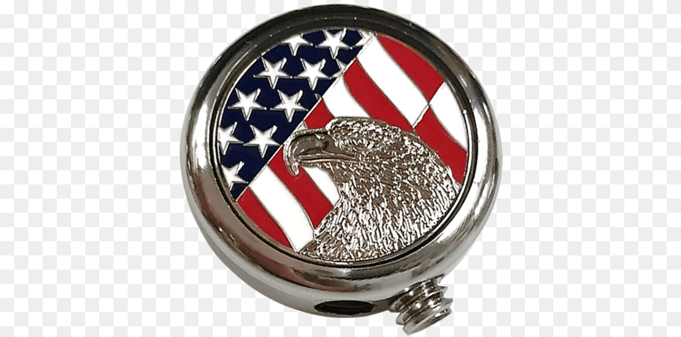 Harley Davidson Motorcycle American Flag Eagle Car Metal Motorcycle Flag Pole Toppers, Emblem, Symbol Free Png