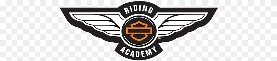Harley Davidson Motorcycle Class Riding Academy In Harley Davidson Riding Academy, Emblem, Logo, Symbol, Badge Png