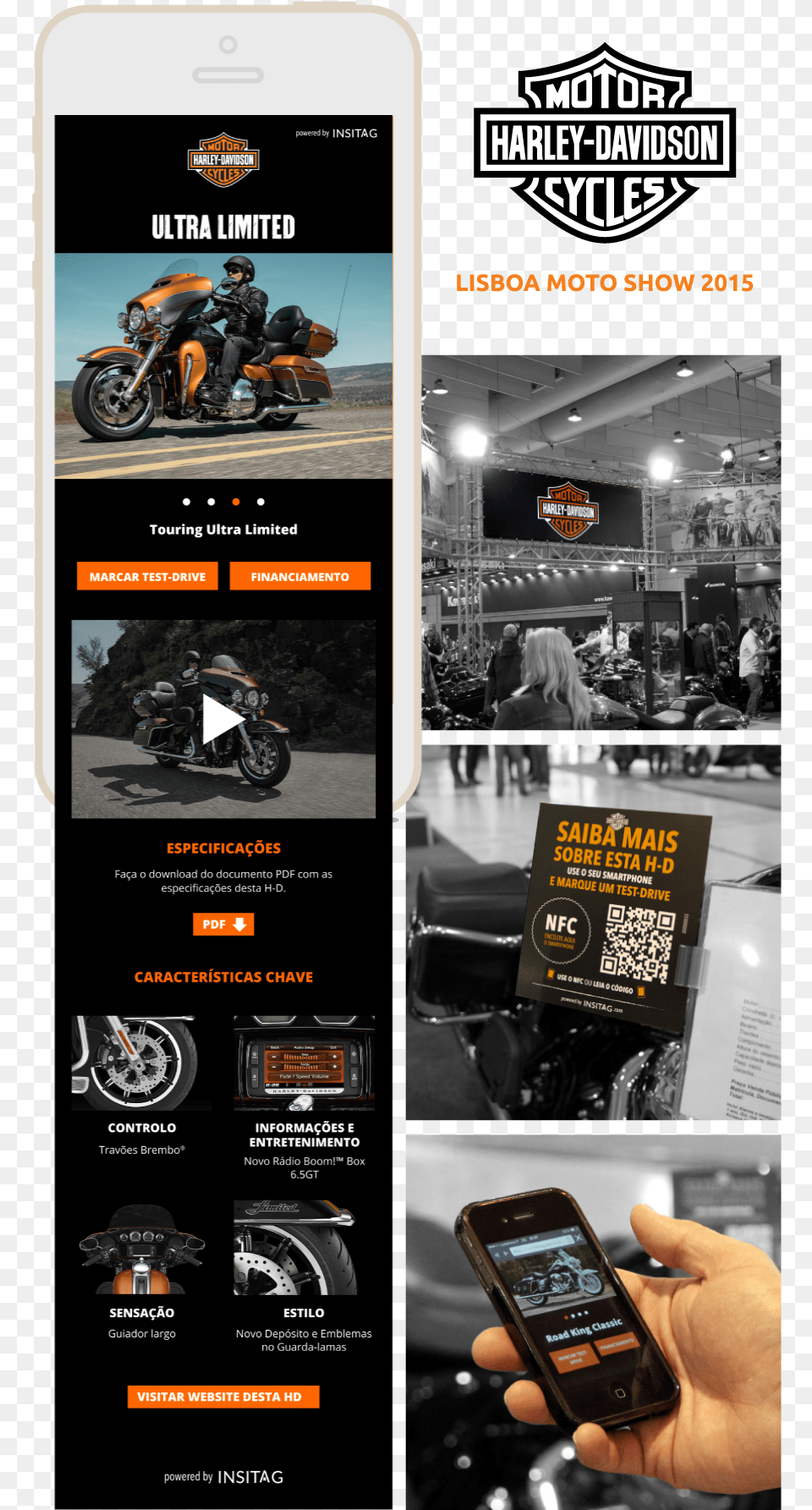 Harley Davidson Motorcycle Flyer, Electronics, Texting, Phone, Mobile Phone Free Png