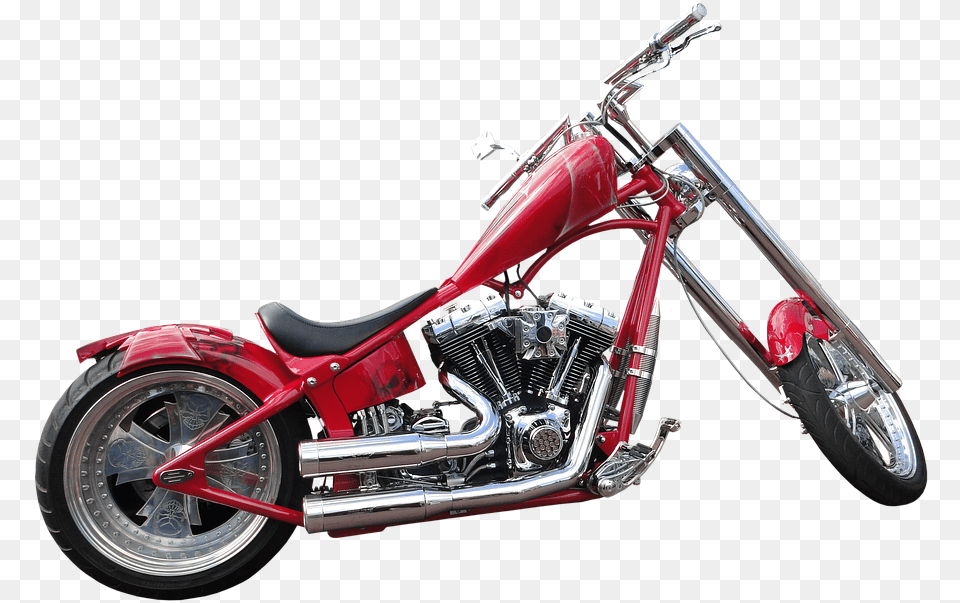 Harley Davidson Motorcycle Usa Shiny Chrome Chopper, Machine, Motor, Spoke, Wheel Png Image