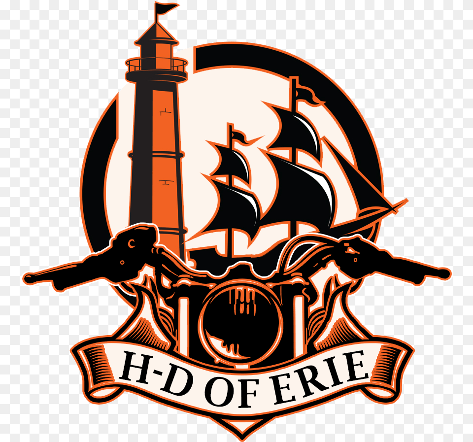 Harley Davidson Of Erie Illustration, Logo, Emblem, Symbol, Dynamite Png Image