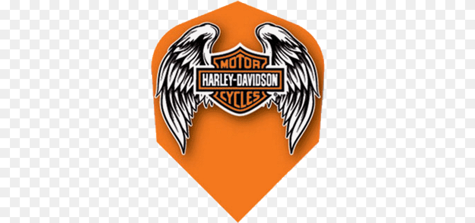 Harley Davidson Orange Wings Harley Davidson Logo Hd Mobile, Badge, Symbol, Emblem Free Png