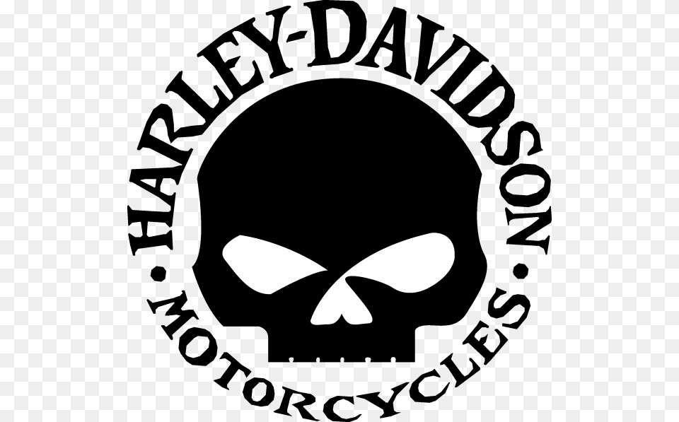 Harley Davidson Skull Logos, Stencil, Silhouette, Accessories, Formal Wear Free Png Download