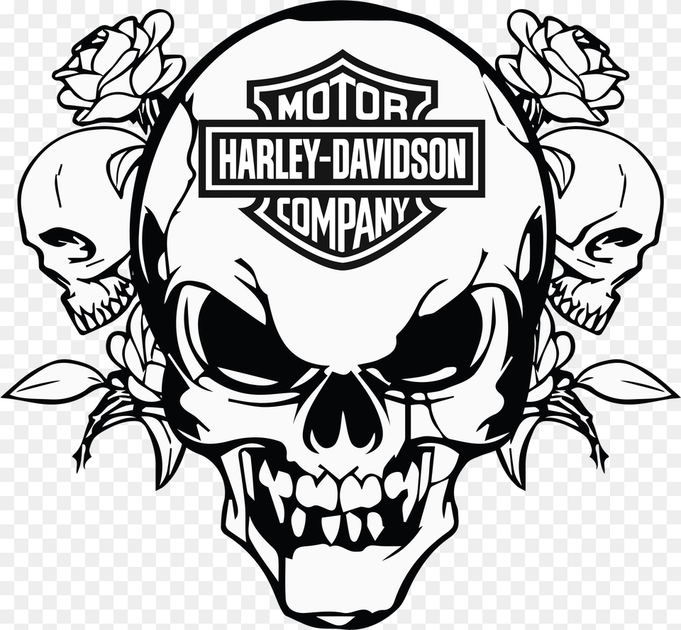 Harley Davidson Svg, Stencil, Baby, Person, Face Png Image