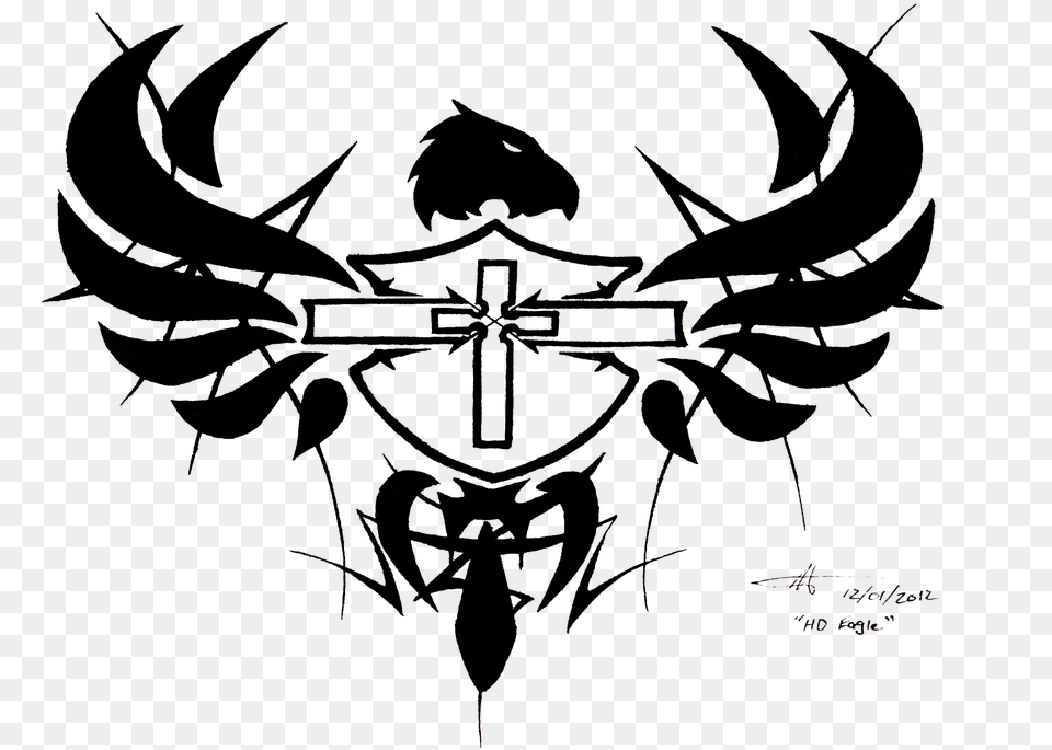 Harley Davidson Tattoo Simple, Symbol, Art Png Image