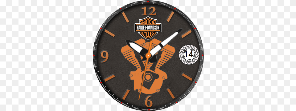Harley Davidson U2013 Watchfaces For Smart Watches Wall Clock, Wall Clock Png Image