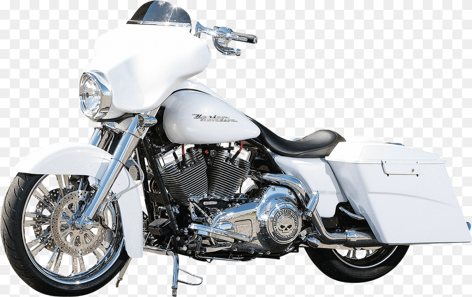 Harley Davidson White Motorcycle Bike Image Harley Davidson White Bike, Spoke, Machine, Motor, Vehicle Free Transparent Png