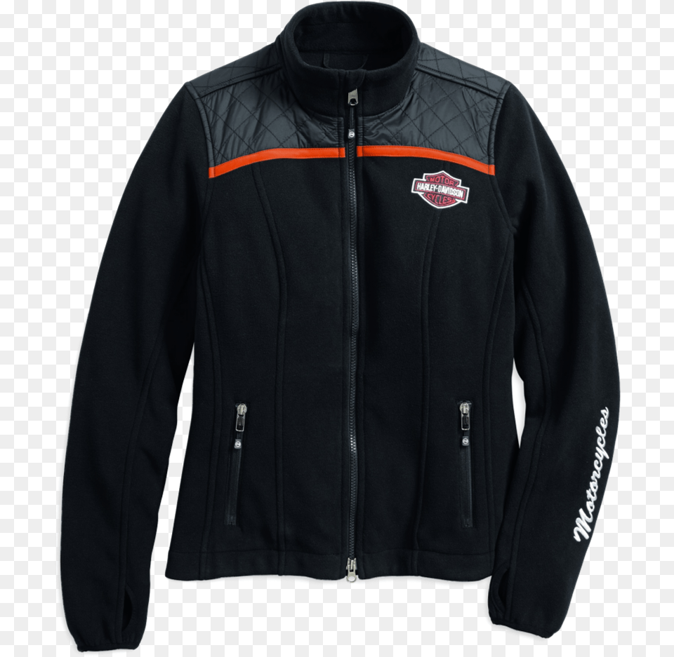 Harley Davidson Womens Miss Enthusiast Fleece Jacket Jacket, Clothing, Coat Png Image