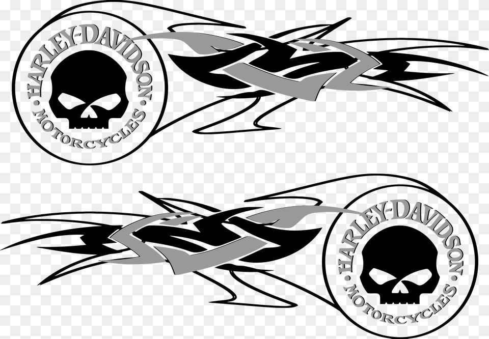 Harley Decals Airbrush Gas Tank Stencils, Logo, Symbol, Emblem, Sticker Free Png