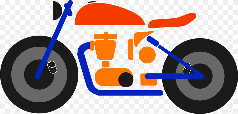 Harley Motorcycle Colorful Transport Hayley Motorcycle Vector Motorcycle, Vehicle, Transportation, Tool, Plant Free Png Download