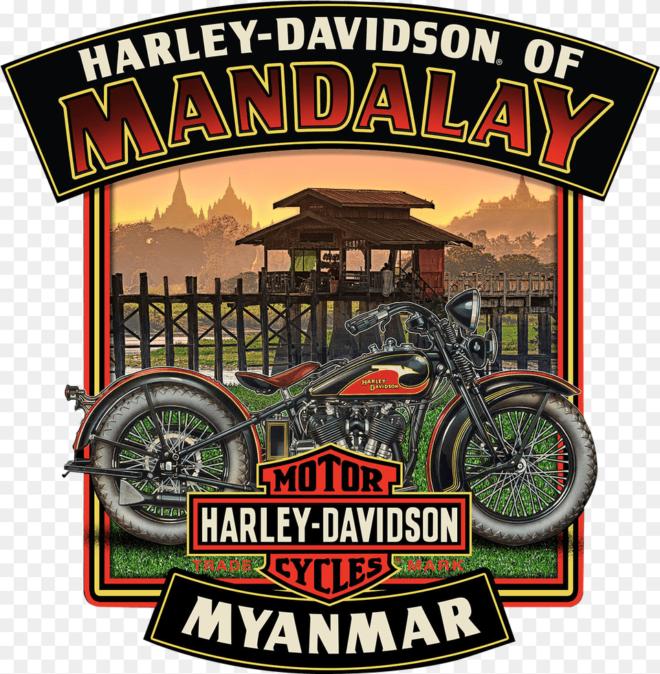 Harley Poster, Machine, Spoke, Advertisement, Wheel Png