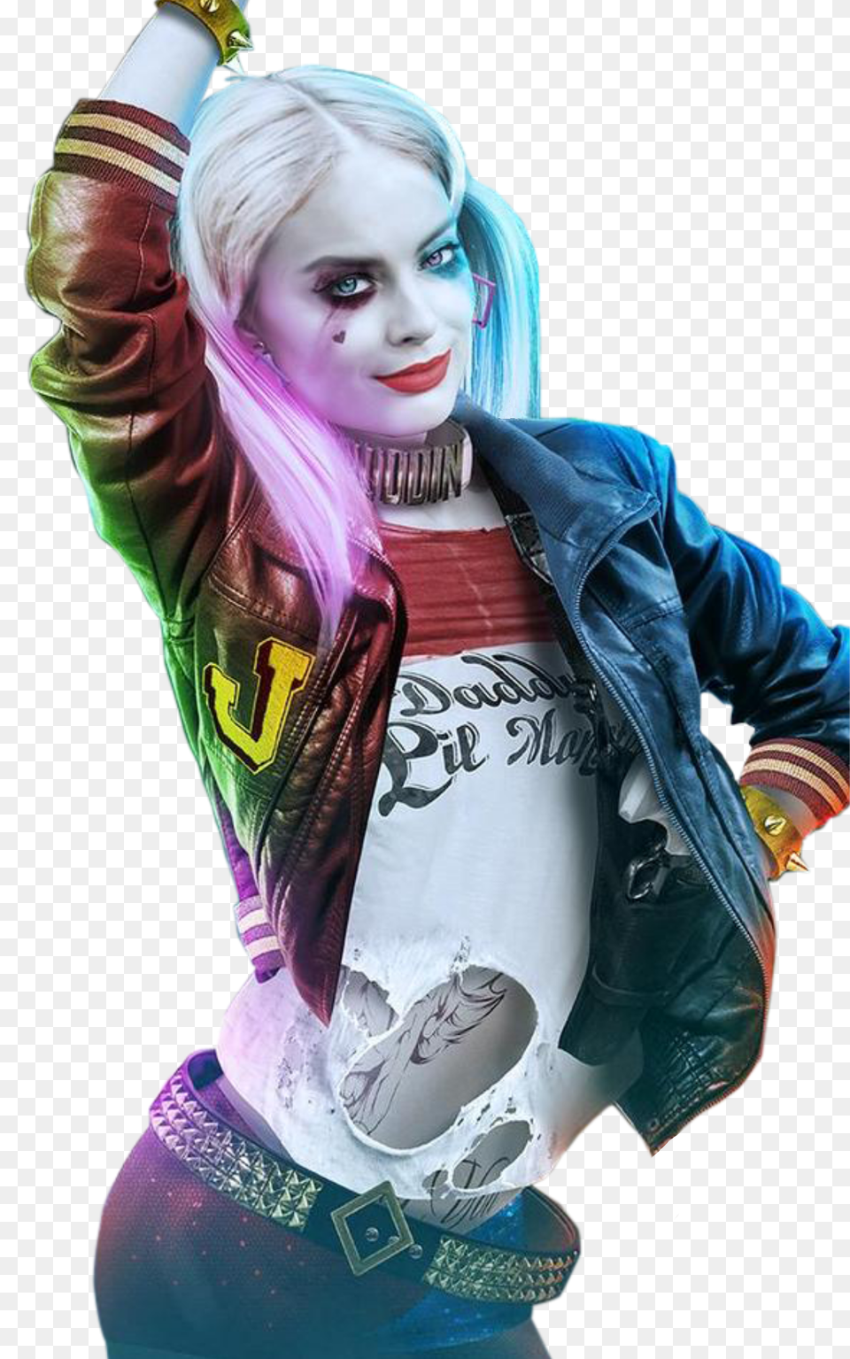 Harley Quinn, Clothing, Coat, Costume, Person Png