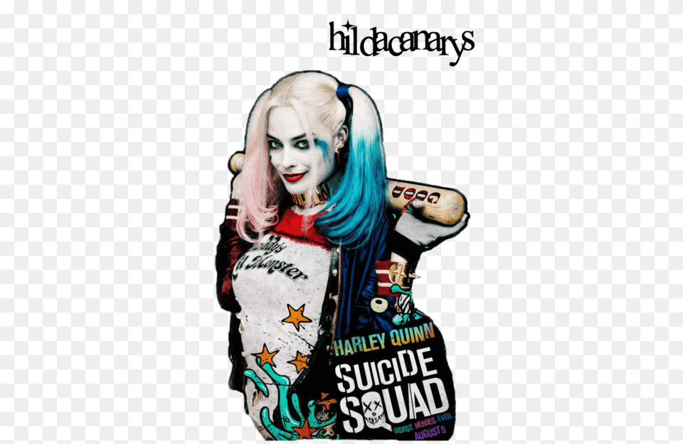 Harley Quinn, Adult, Poster, Person, Woman Png Image