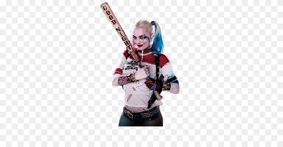 Harley Quinn, Adult, Weapon, Sword, Person Free Png