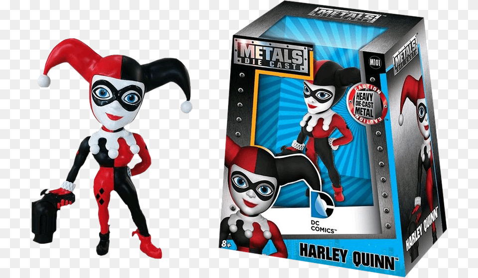 Harley Quinn 4quot Metals Die Cast Action Figure Metals Die Cast Harley Quinn, Person, Baby, Face, Head Free Transparent Png