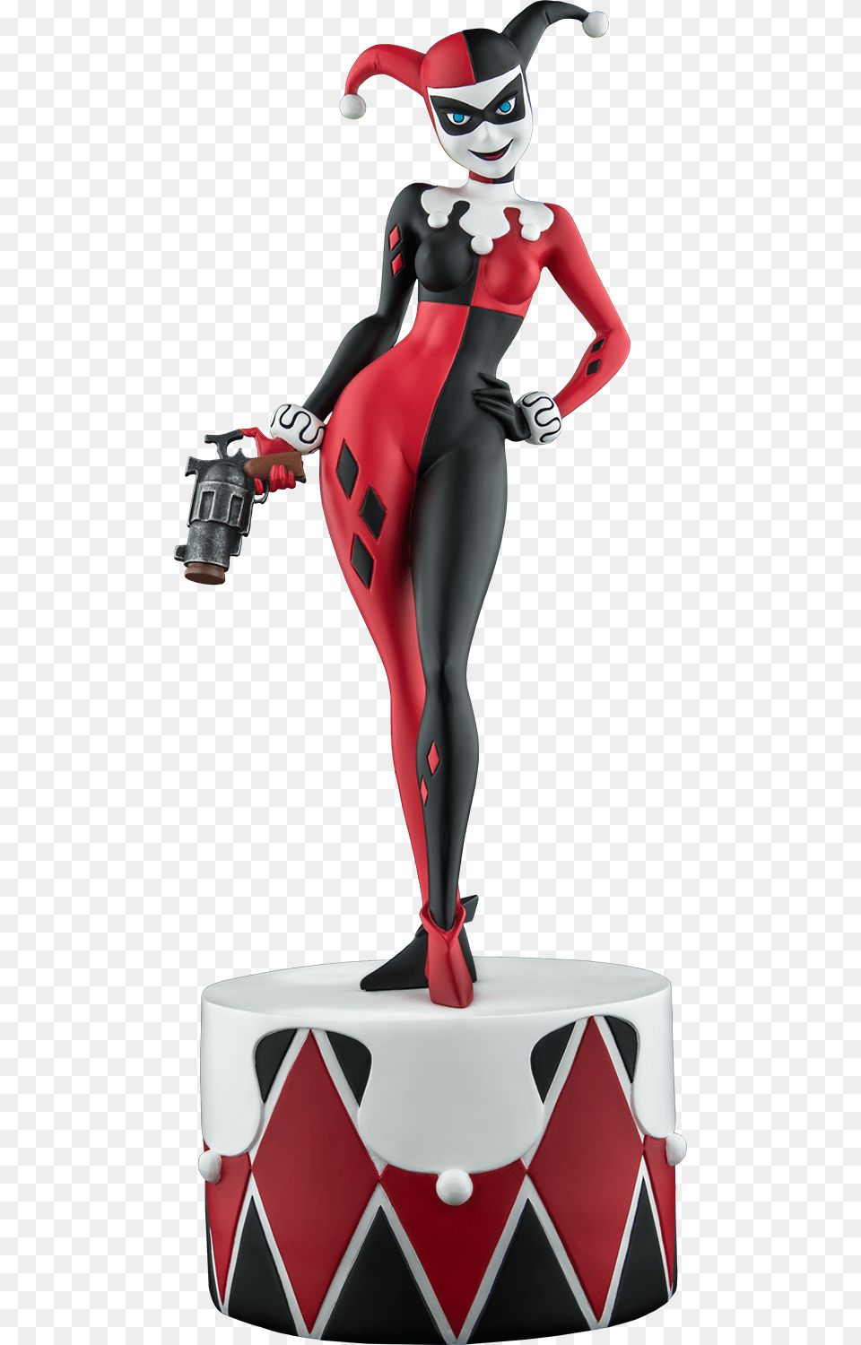 Harley Quinn Animated Series Statue, Adult, Female, Person, Woman Png