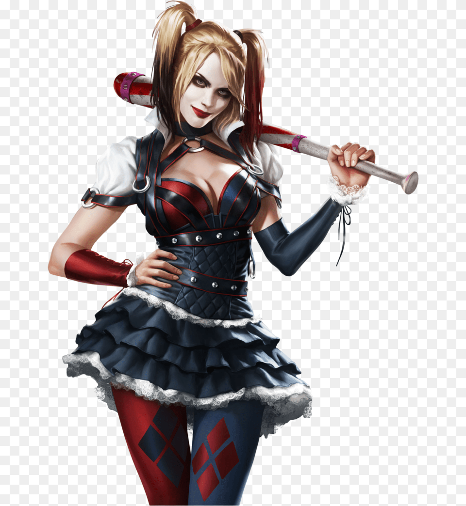 Harley Quinn Arkham Knight, Adult, Person, Female, Woman Png Image