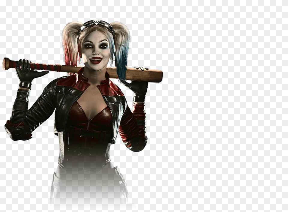 Harley Quinn Arkham Knight Image Harley Quinn Injustice, Adult, Person, Woman, Female Png