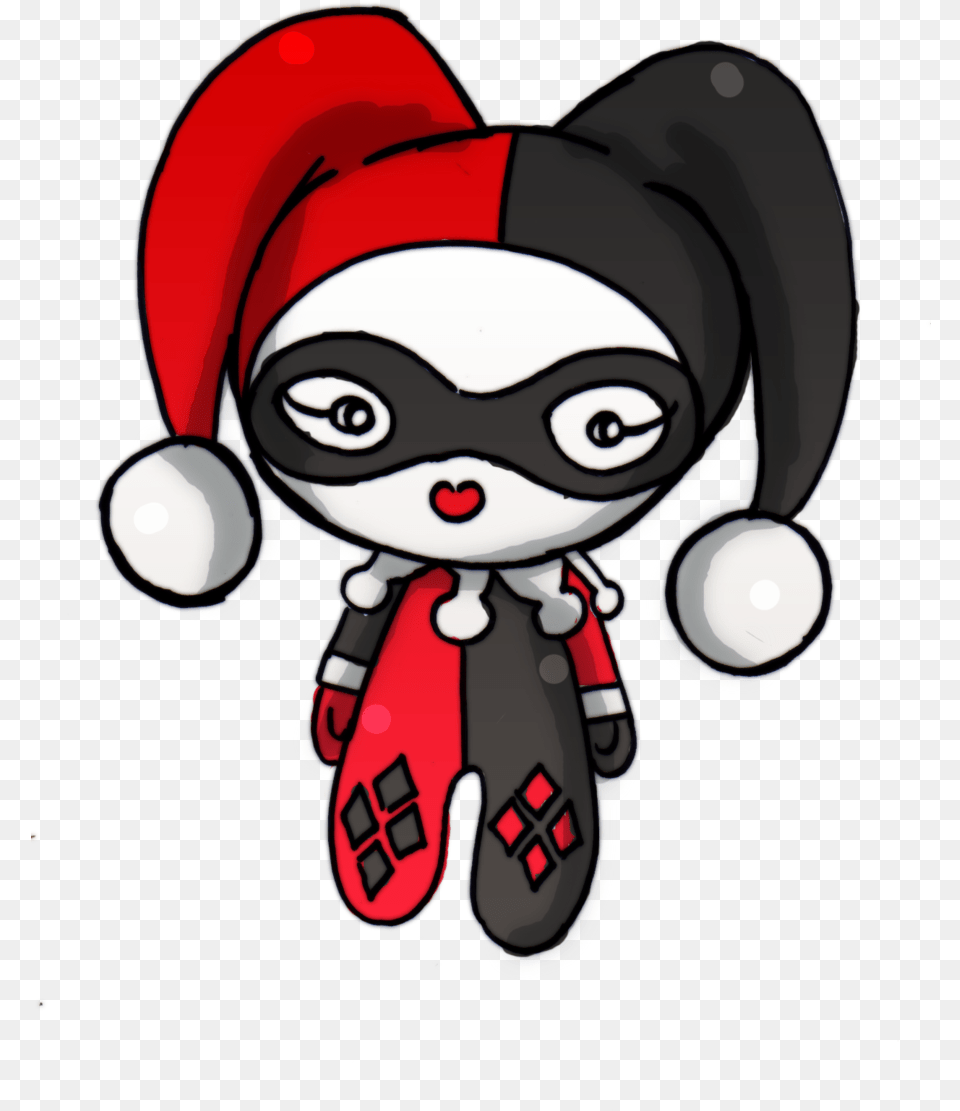 Harley Quinn Clipart Svg Cute Harley Quinn Drawing, Baby, Person, Face, Head Free Transparent Png