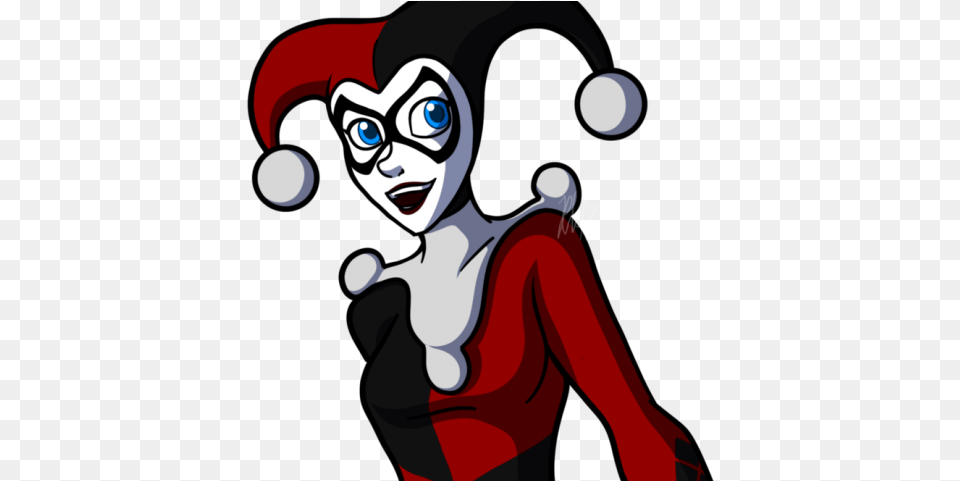Harley Quinn Clipart Traditional Harley Quinn Characters Cartoon, Person, Face, Head, Performer Free Png