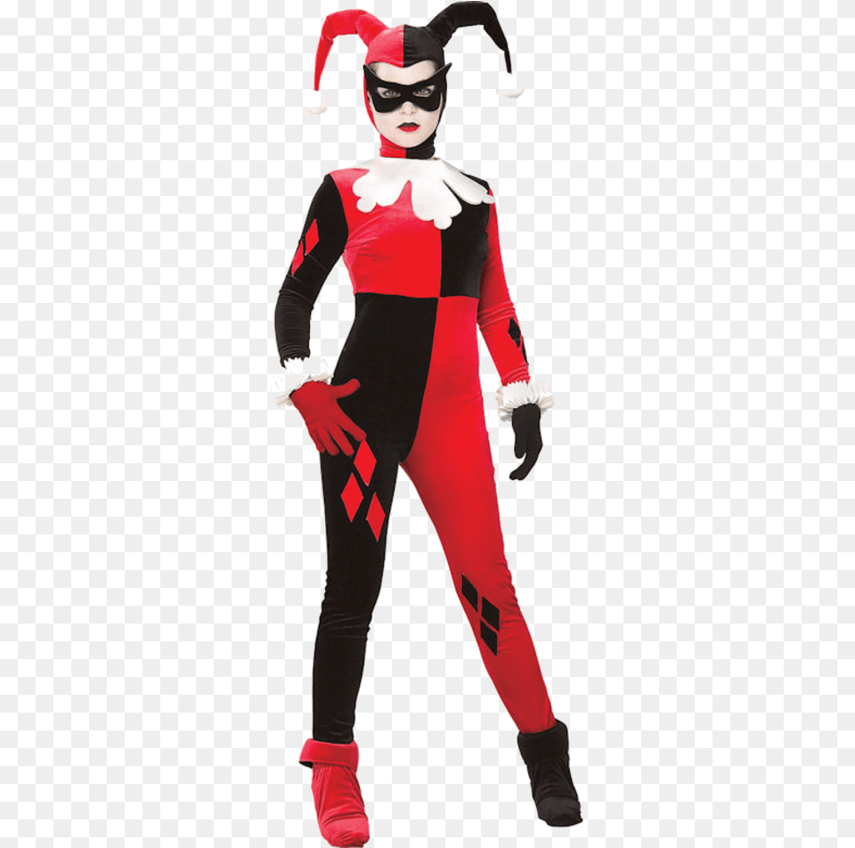 Harley Quinn Costume Cartoon, Clothing, Person, Adult, Woman Free Png Download