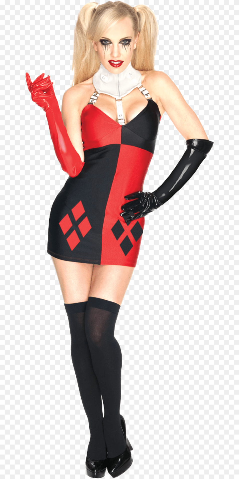 Harley Quinn Costume Harley Quinn Costume Women, Clothing, Person, Adult, Woman Free Png