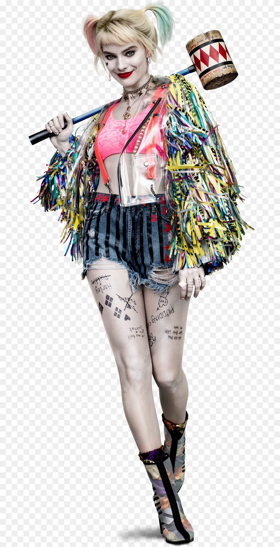 Harley Quinn Dc Extended Universe Villains Wiki Fandom Harley Quinn Birds Of Prey, Clothing, Costume, Tattoo, Skin Png Image