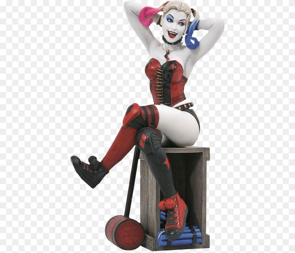 Harley Quinn Diamond Select, Clothing, Costume, Person, Adult Free Transparent Png