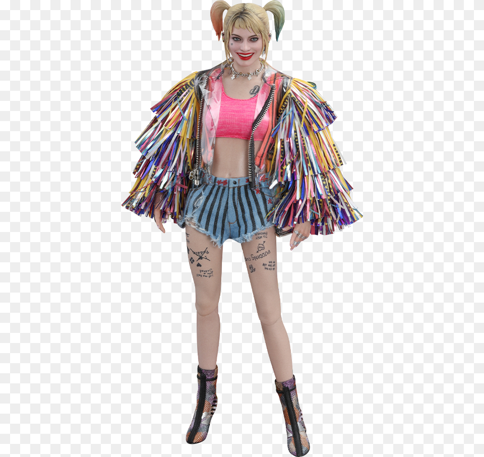 Harley Quinn Figure Birds Of Prey, Clothing, Costume, Person, Adult Png Image