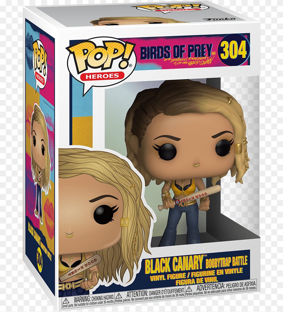 Harley Quinn Funko Pop Birds Of Prey, Doll, Toy, Face, Head Free Transparent Png