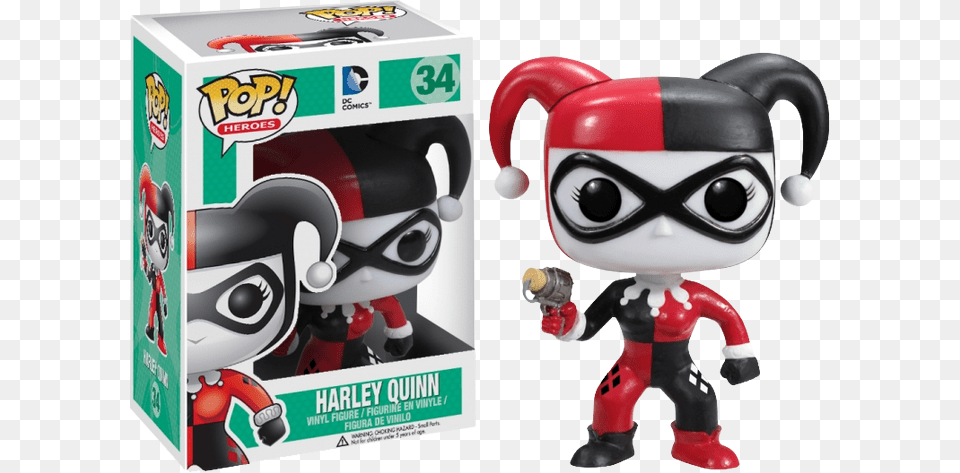 Harley Quinn Funko Pop Figure, Toy, Figurine, Plush Free Png Download