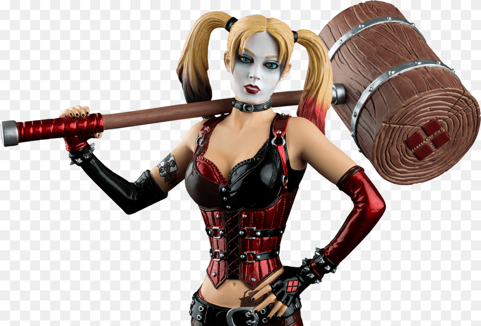 Harley Quinn Harley Quinn Arkham City Hammer, Adult, Clothing, Costume, Female Png Image