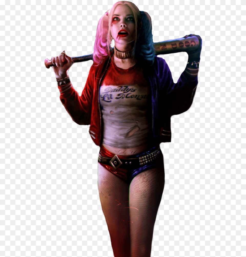 Harley Quinn Image Harley Quinn, Adult, Person, Woman, Hand Free Png Download