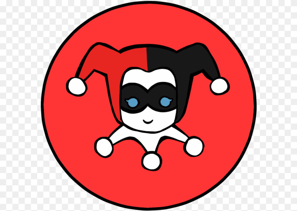 Harley Quinn Logo Icon, Symbol, Face, Head, Person Png