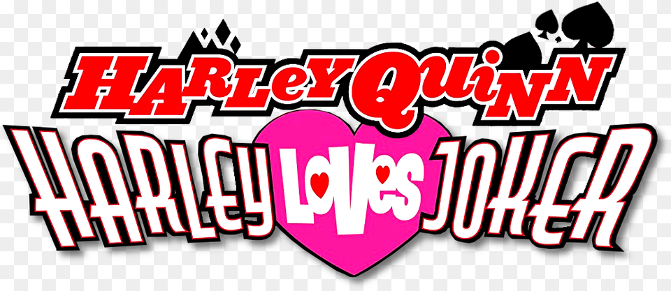 Harley Quinn Loves Joker Logo Transparent Harley Quinn Logo, Sticker, Dynamite, Weapon Png Image