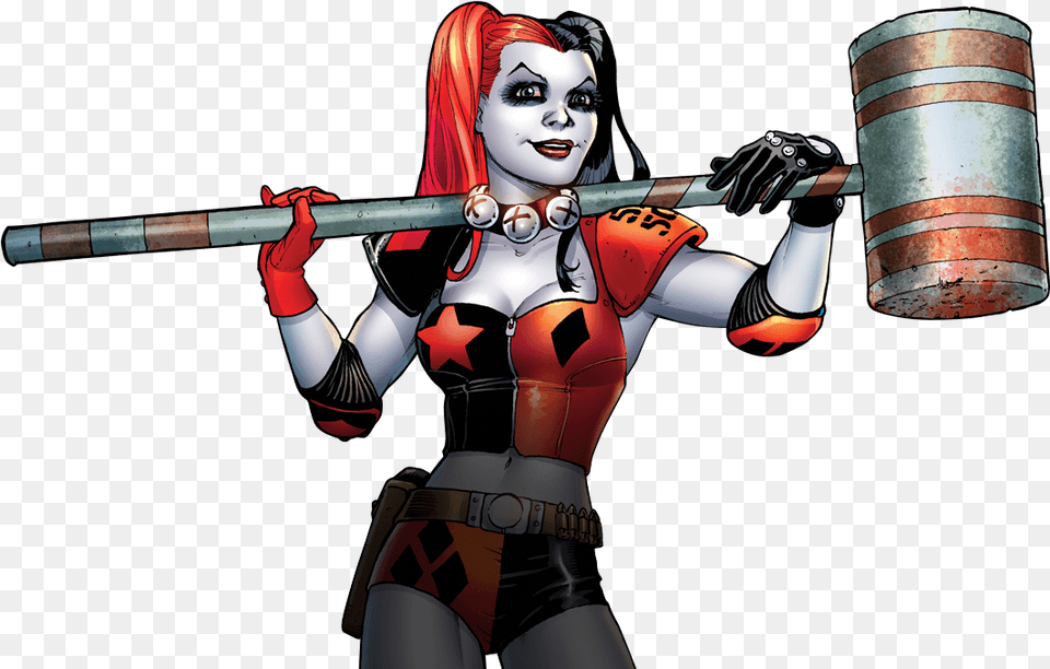Harley Quinn Old Comics, Adult, Clothing, Costume, Female Png