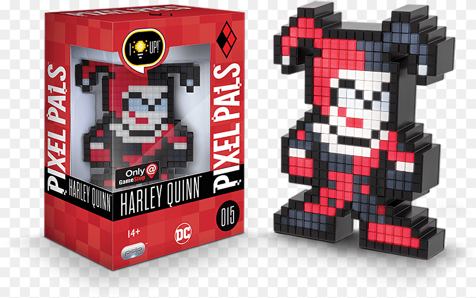 Harley Quinn Pixel Pal, Toy, Robot, Dynamite, Weapon Png