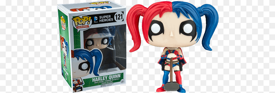 Harley Quinn Pop Vinyl, Figurine, Book, Comics, Publication Free Png Download