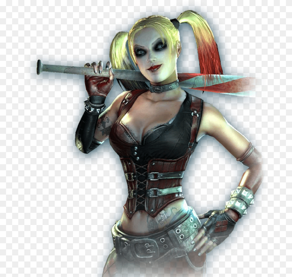 Harley Quinn Profile Image Arkham City Batman Arkham City Characters, Clothing, Costume, Person, Adult Free Png Download